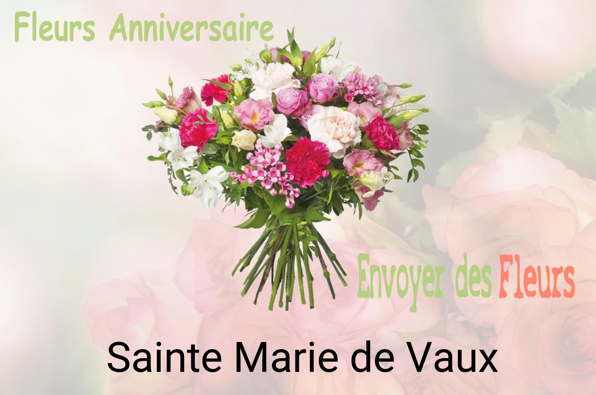 Bouquet de fleurs d’anniversaire livré à Sainte-Marie-de-Vaux