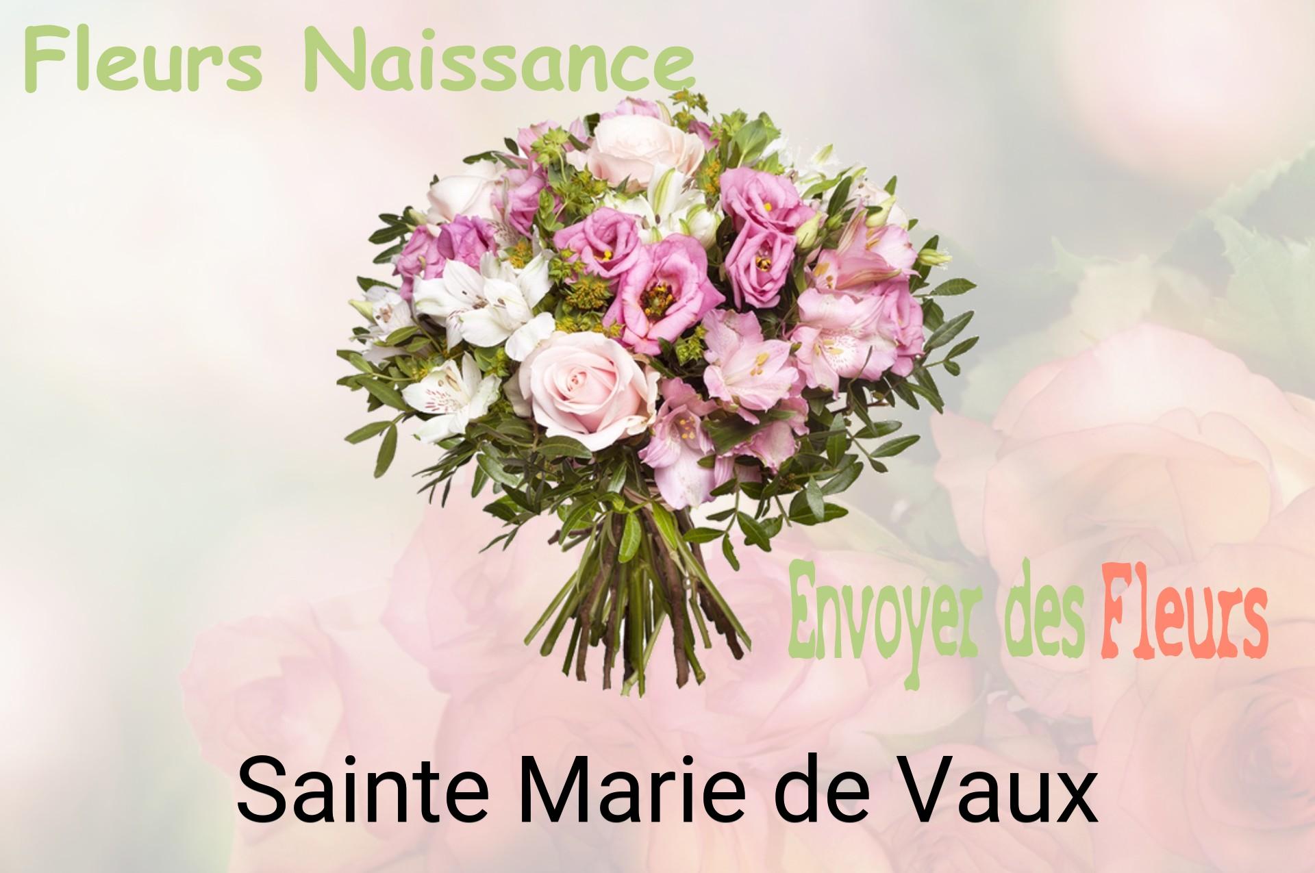 Bouquet de fleurs de naissance livré à Sainte-Marie-de-Vaux
