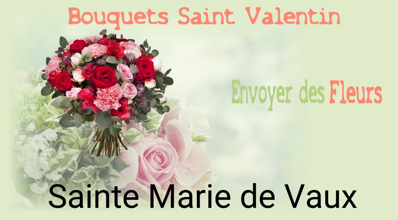 Roses de Saint-Valentin livrées à Sainte-Marie-de-Vaux
